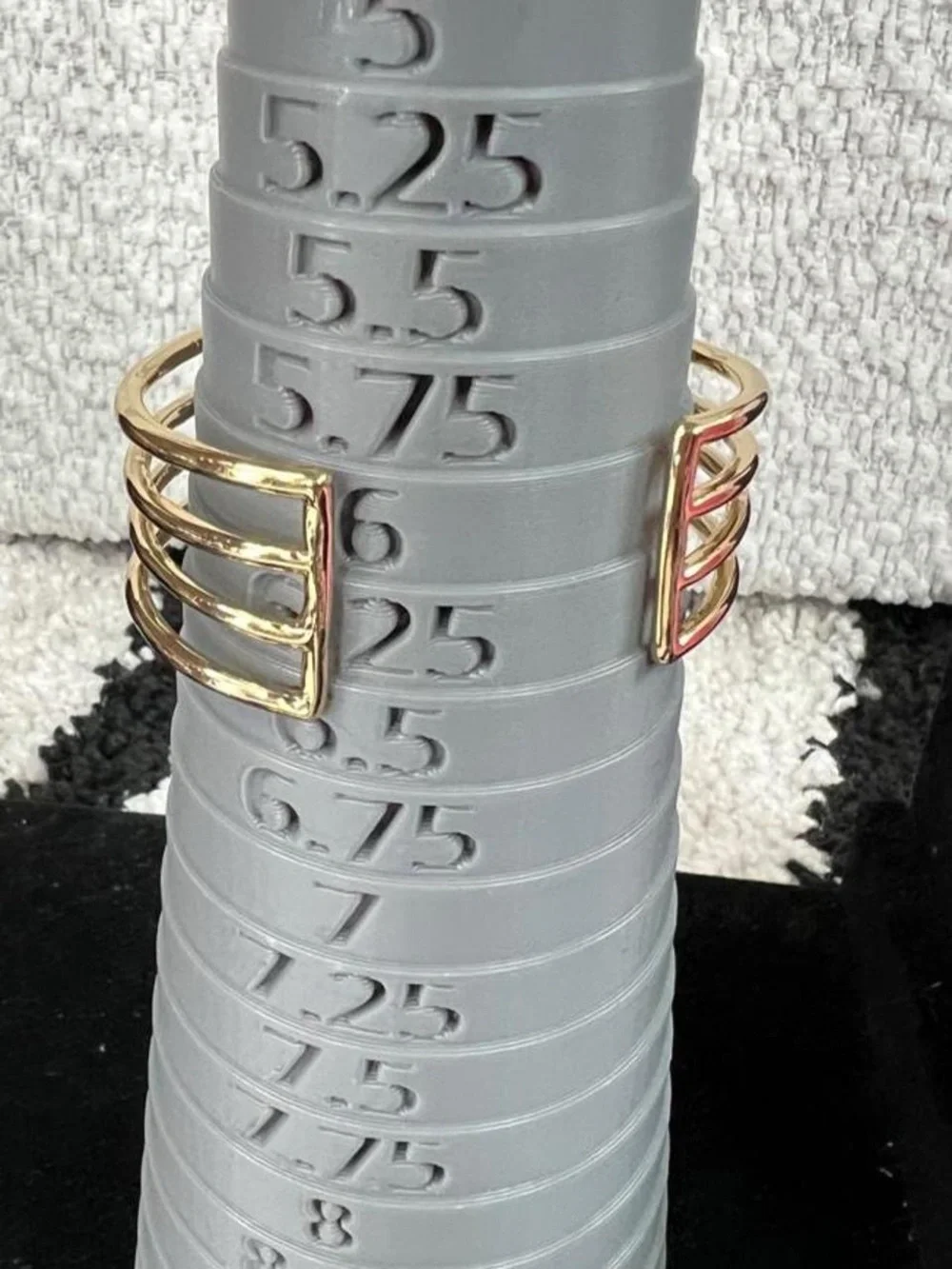 Vintage gold tone cloisonné and mother of pearl Multi-colored bangle set